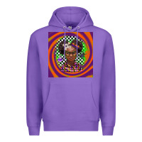 Purple halloween african girl Premium Hoodie - BarkalooDesign