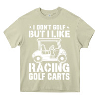 Mossy i don't golf but i like racing golf carts Heavy Core Tee - linhVisuals