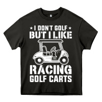 Asphalt i don't golf but i like racing golf carts Heavy Core Tee - linhVisuals