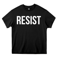 Black resist Heavy Core Tee - linhVisuals