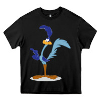 Black Road Runner Beep Heavy Core Tee - linhVisuals