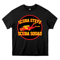 Black scuba steve Heavy Core Tee - linhVisuals