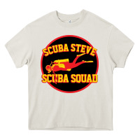 Cream scuba steve Heavy Core Tee - linhVisuals