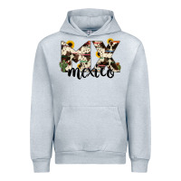 Heather Grey mexico state cowhide serape cactus Urban Hoodie - RanaPortraitStore