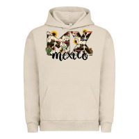 Pigment French Oak mexico state cowhide serape cactus Urban Hoodie - RanaPortraitStore