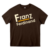 Chocolate Brown cool-franz-ferdinand-franz-ferdinand-merch Heavy Core Tee - linhVisuals