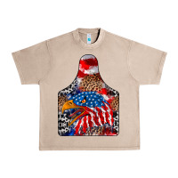 French Oak America Urban Heavy Tee - CowhideDigitalArt