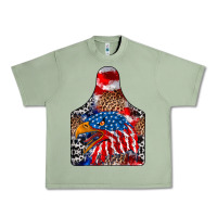 Oil Green America Urban Heavy Tee - CowhideDigitalArt