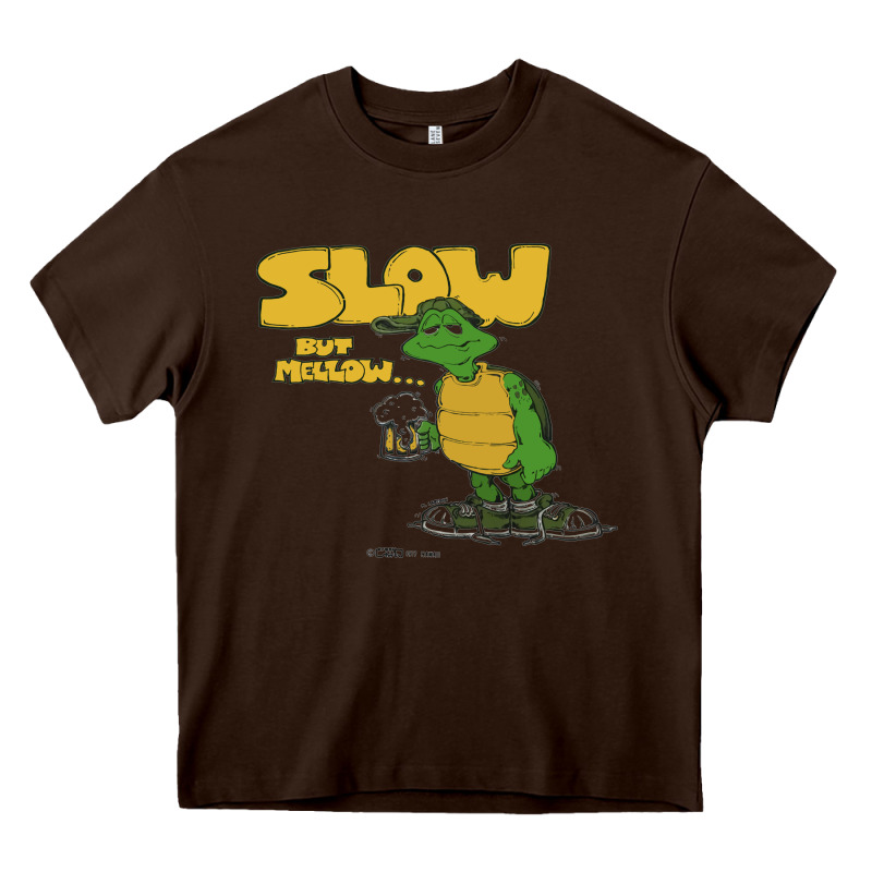 Slow But Mellow Crazy Heavy Core Tee by linhVisuals | Teevron