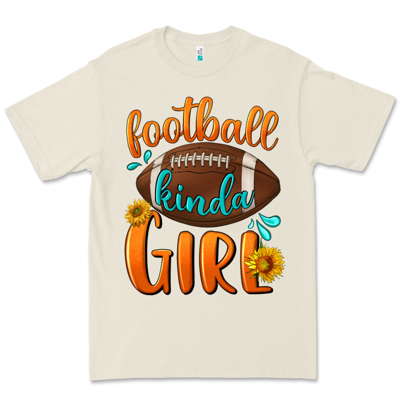 Football Kinda Girl Premium Tee by BundleAndBundleShop | Teevron