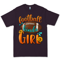 Plum football kinda girl Premium Tee - BundleAndBundleShop