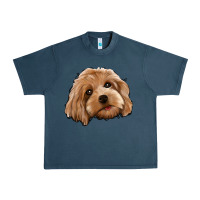 Midnight Navy Cockapoo Urban Heavy Tee - Jasminsmagicworld