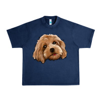 Navy Cockapoo Urban Heavy Tee - Jasminsmagicworld