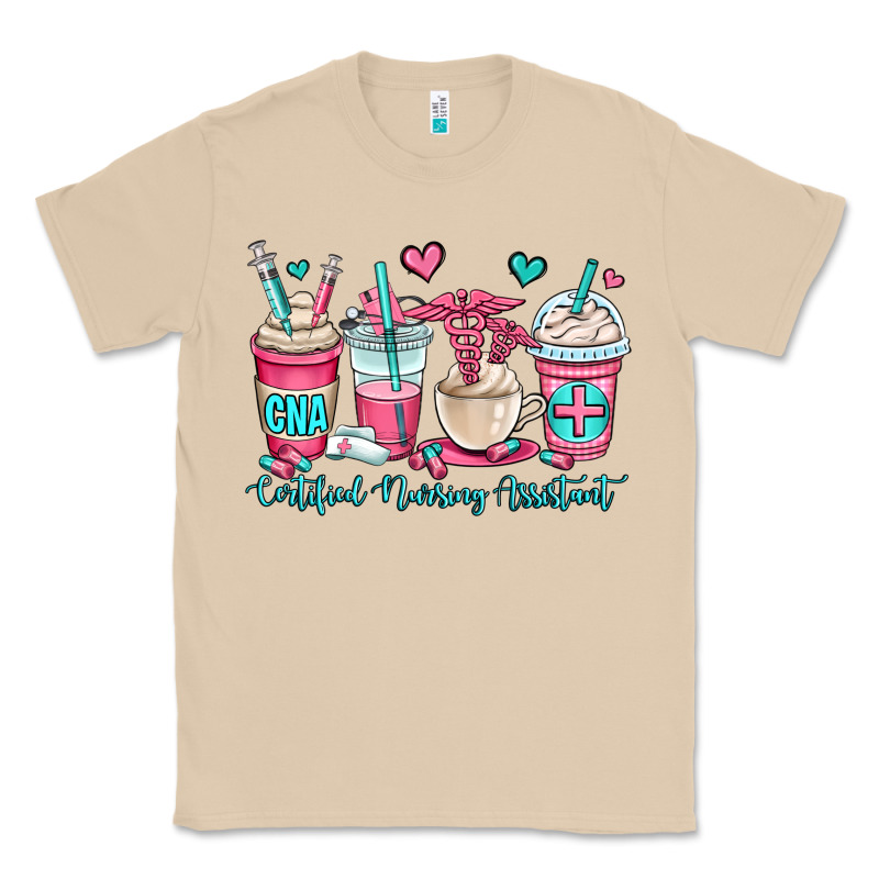 Cna Certified Nursing Assistant Coffee Cups Classic Tee by OliviaCreatesArt | Teevron