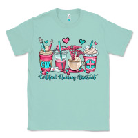 Seafoam cna certified nursing assistant coffee cups Classic Tee - OliviaCreatesArt