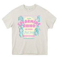 Cream spearmint rhino las vegas Heavy Core Tee - linhVisuals