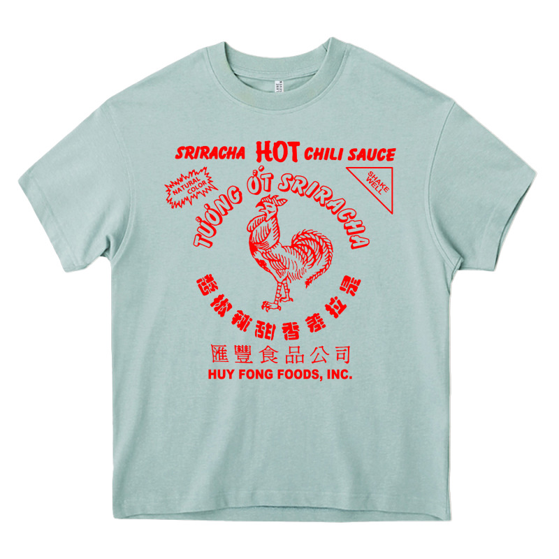 Sriracha Sauce Heavy Core Tee by linhVisuals | Teevron