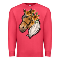 Cardinal floral horse Premium Sweatshirt - Jasminsmagicworld