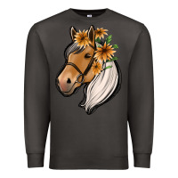 Smoke floral horse Premium Sweatshirt - Jasminsmagicworld