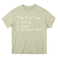 Mossy things to do today Heavy Core Tee - linhVisuals