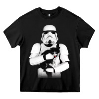 Black stormtrooper cat Heavy Core Tee - linhVisuals