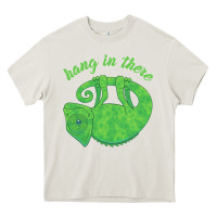 Cream hang in there magical chameleon Heavy Core Tee - linhVisuals