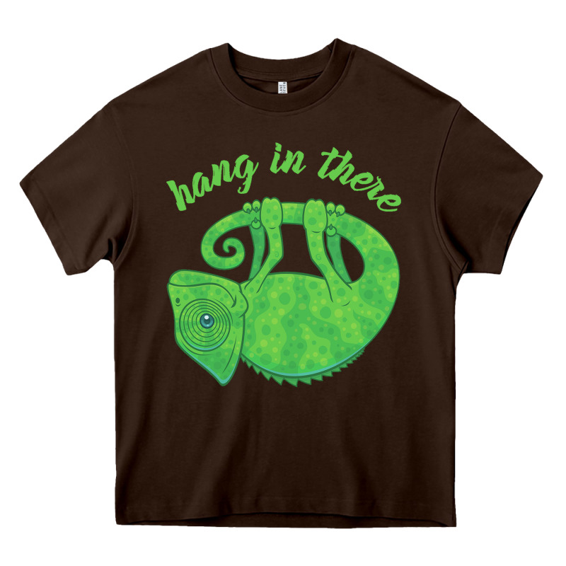 Hang In There Magical Chameleon Heavy Core Tee by linhVisuals | Teevron