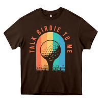 Chocolate Brown golf funny golf clothing for a golf player Heavy Core Tee - linhVisuals