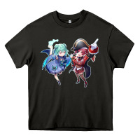 Asphalt Houshou Marine and Uruha Rushia Heavy Core Tee - linhVisuals