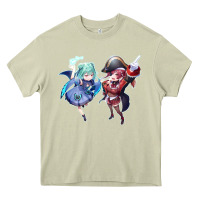 Mossy Houshou Marine and Uruha Rushia Heavy Core Tee - linhVisuals