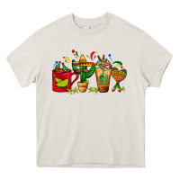 Cream Mexico Coffee Cups With Cactus Sombrero And Maraca Heavy Core Tee - FaDigitalArtStudio