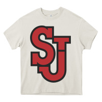 Cream st. john's red storm Heavy Core Tee - linhVisuals