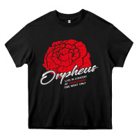 Black hadestown Heavy Core Tee - linhVisuals