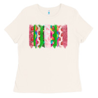 Bone summer brushstrokes Ladies Tee - CowhideDigitalArt
