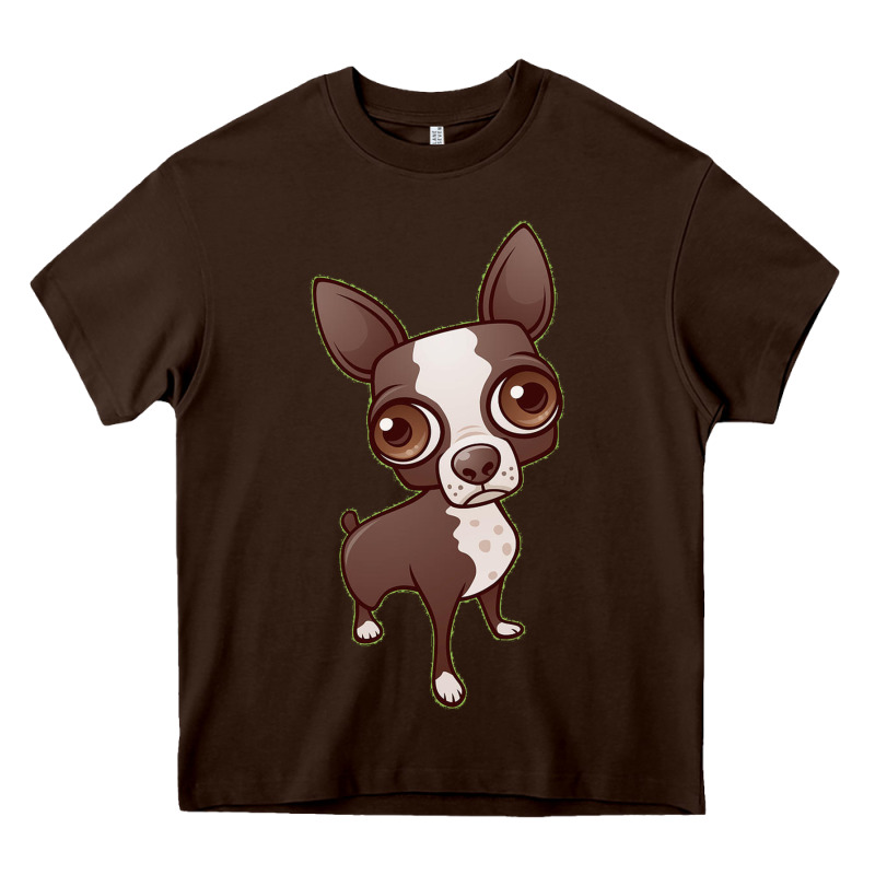 Zippy The Boston Terrier Heavy Core Tee by linhVisuals | Teevron