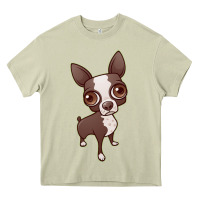 Mossy zippy the boston terrier Heavy Core Tee - linhVisuals