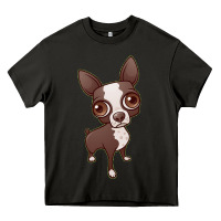 Asphalt zippy the boston terrier Heavy Core Tee - linhVisuals