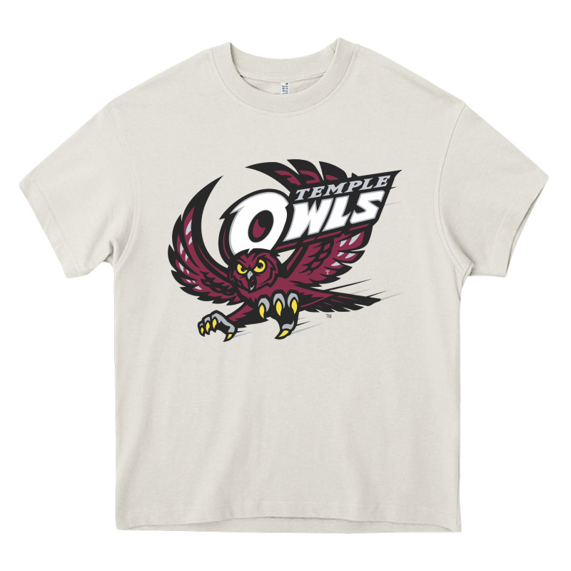 Temple Owls Heavy Core Tee by linhVisuals | Teevron