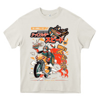 Cream ramen rider food, noodles Heavy Core Tee - linhVisuals