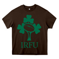 Chocolate Brown irish rugby football union Heavy Core Tee - linhVisuals