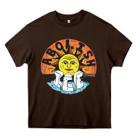 Chocolate Brown Ice Abolish Heavy Core Tee - linhVisuals