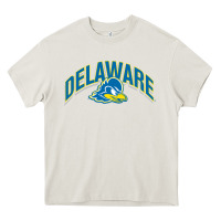 Cream delaware sportss Heavy Core Tee - linhVisuals