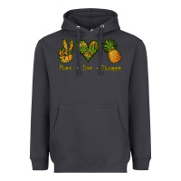 Smoke Peace Love Pineapple Heavyweight Hoodie - Jasminsmagicworld