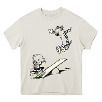 Cream hobbes Heavy Core Tee - linhVisuals