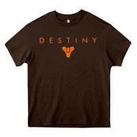 Chocolate Brown destiny games Heavy Core Tee - linhVisuals