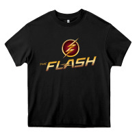 Black the flash 02 Heavy Core Tee - linhVisuals