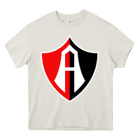 Cream Atlas Football Heavy Core Tee - linhVisuals