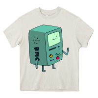 Cream Bmo Adventure Time Heavy Core Tee - linhVisuals
