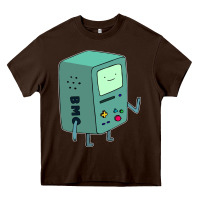 Chocolate Brown Bmo Adventure Time Heavy Core Tee - linhVisuals