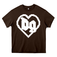 Chocolate Brown Drain Gang Heavy Core Tee - linhVisuals